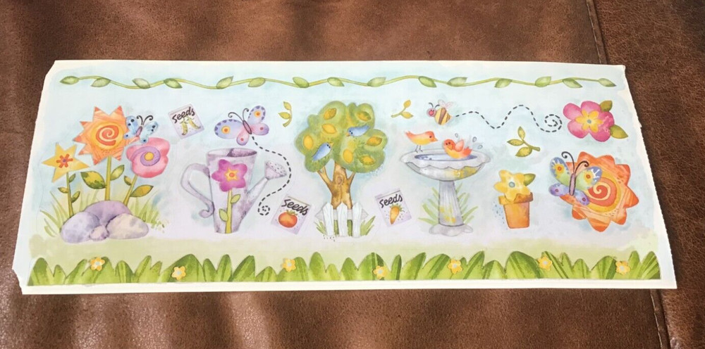 Extra Large IT TAKES TWO Stickers GARDEN FLOWERS TREE BIRD BATH STICKERS *