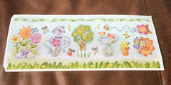 Extra Large IT TAKES TWO Stickers GARDEN FLOWERS TREE BIRD BATH STICKERS *