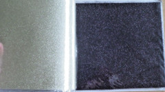 Martha Stewart 6 glitter transfer sheets silver gold black New