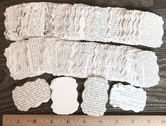 100pc!Antique Victorian Magazine Die Cut Label Punchies~Vtg Junk Journal Art Lot