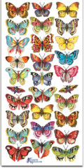 Violette Stickers Tropical Butterfly Stickers Scrapbook Craft Planner Supply