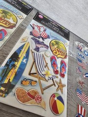 Lot Of Various Transportation Scrapbooking Or Card Making Stickers