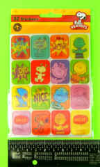 Eureka Peanuts Charlie Brown Snoopy Lenticular Moving Stickers Pack