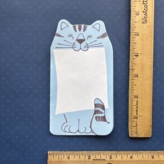 Vintage 80s Note Stationary Paper Sheets Feeling Blue 1983 Cat Sweet Message Lot