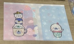 New Happie Scrappie Winter Critters Large Sticker Folder
