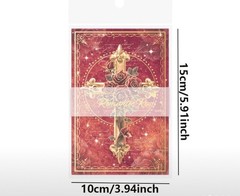 18pc Purple Butterfly Bronzing Scrapbook Paper- DIY Crafts & Cards- 6x4inch