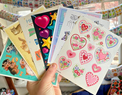 Vintage Full Sticker Sheets: Hallmark, AGC, Dennison, Sanrio+, You Choose!