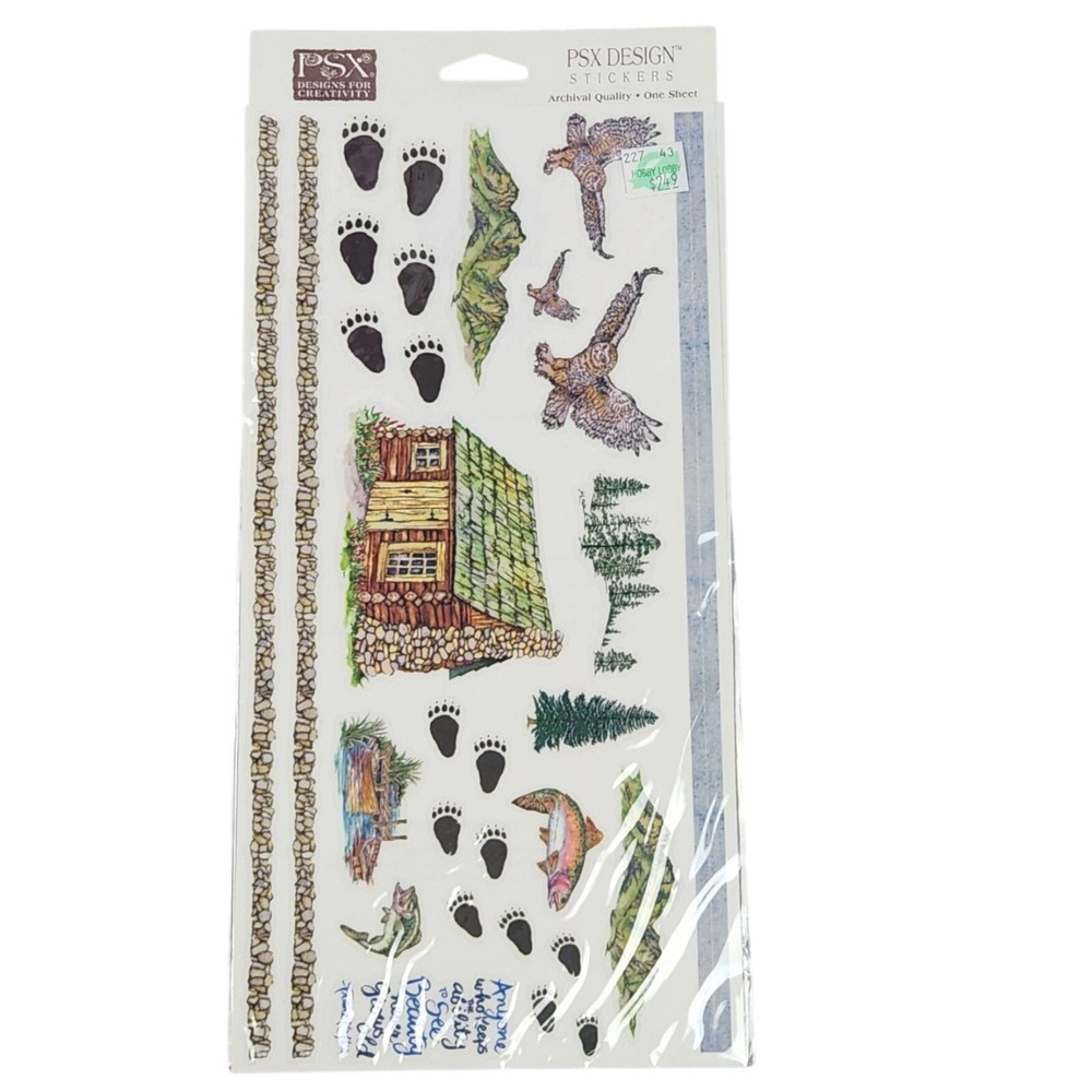 PSX Design Archival Mountain Retreat 1 Sheet Nature-Themed NIP SH6004