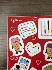 NEW Gilco Pocky Sticker Sheet Chocolate Covered Biscuit Stick Snacks 8