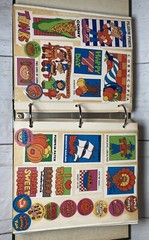 VTG 80s STICKER ALBUM 22 Double Sided Pages Scratch & Sniff – Star Wars & More!