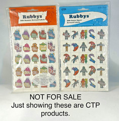 Vintage 1980’s CTP 780 RUBBYS Animals Sheet (For collection purposes only)