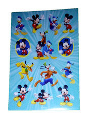 Disney Mickey Mouse Sticker Sheet AGC Scrapbooking
