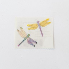 Mrs Grossman’s Dragonflies Opal Opalescent Stickers Sticker Sheet