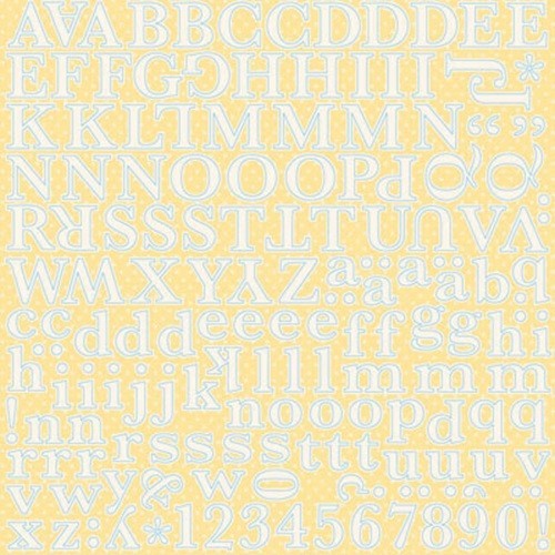 Happy Easter – Alphabet, Glitter, Self-adhesvie DieCut – Reminisce HE110