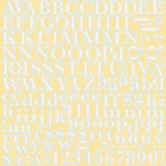 Happy Easter – Alphabet, Glitter, Self-adhesvie DieCut – Reminisce HE110