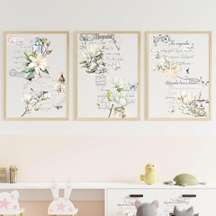White Magnolia Rub on Transfers for Crafts – Wxiben 16 Sheets Vintage Floral Rub