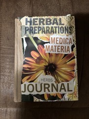 Unfinished Herbal Junk Journal Naked Base Kit Botanical Herbs Scrapbook Craft