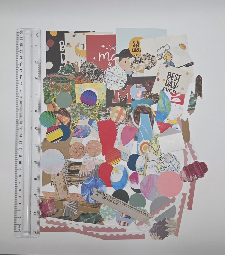 Junk Journal Ephemera Lot Various Vintage Paper Mixed Media Craft Supply