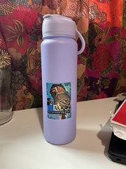 Birding Nature 3” Waterproof STICKER, Human Made Art, Finch Birdwatching Hiking
