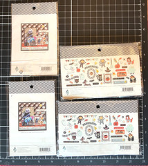 Fancy Pants Designs HOWL Halloween LOT Mini Tassels, Flair, Stickers, Ephemera