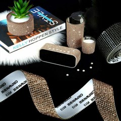 Self Adhesive Crystal Rhinestone Sticker Diamond Ribbon DIY Car Phone Bags Decor