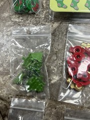 Christmas Card Making Scrapbooking Lot of 17 Brads Eyelets Embellishment. Lot 1