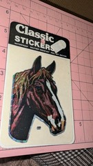 Vintage Classic Stickers BJ Decal Specialties Horse New Pack