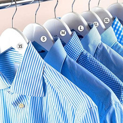 DERAYEE 4200 Pcs Clothing Size round Stickers, 1/2” Labels Sticker White Adhesiv