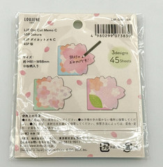 Kawaii Sakura Cherry Blossom Stationery Bundle 8pcs Stickers Memo Planner Japan