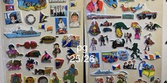 1 Full Binder Page front/back Vintage 80s 90s Stickers Puff Scratch n Sniff Good