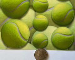 TENNIS Card-Stock Stickers(19pc) Scrappin’ Sports•Game•Racket￼•Net•Court•Score•