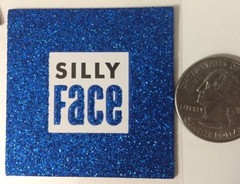 HAPPINESS PHRASE Chipboard Glittered Stickers(13pc)Smiles•Adventure•Love •Silly•