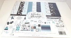 WINTER MAGIC (1) 12×12 Sheet of Echo Park Paper Scrapbook Element Stickers-New