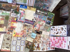 HUGE SCRAPBOOK STICKER LOT~115 Pks.~Many Brands & Themes~NEW