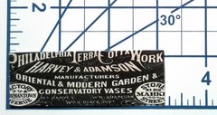 Philadelphia Terra Cotta Work Paper Sticker Decal Vintage Garden Vases Gift