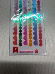 NEW Stickers Pipsticks Radiant Ruffles Decor Stamps Colorful Borders Bands
