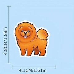 100pc Cute Dog Sticker Pack, Funny Dog Breed Scrapbook Lot, DIY Craft Supplies