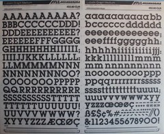 Mecanorma Dry Transfer Lettering, Vintage Fonts #139 Lubalin Graph Medium 15mm