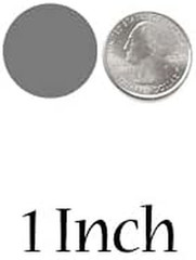 Green Felt Circle Stickers (1 Inch – 100Pc)