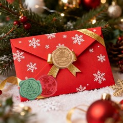 Christmas Series Wax Seal Stickers Envelopes Seal stickers for Christmas Decor