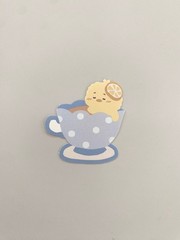 Thank You Sticker Random 1pc Blue 44mm New from Japan with tracking