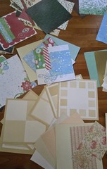 Scrapbook Paper Cardstock Craft Paper Lot Mixed Patterns Colors Junk Journal