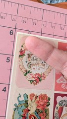 Vintage Eureka Valentine’s Day Stickers Victorian 1 Sheet READ