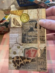Unique Handmade Ephemera, Scrapbook,Junk Journal,tag,embellishment Mixed Media