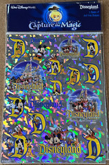 Disneyland Resort ‘Capture the Magic’ Various Fab Five Mickey D Stickers 2 Sets