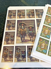 Large Junk Journal Material Victorian Advertising uncut laminated Ephemera