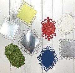 Die Cuts Decorative Plaque 8 Pieces *You Choose Color* Foil Mirror Specialty Car