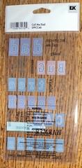 Phrase Cafe Sticko Dad Buddy Bug Money Tree Coach Sports BBQ Scrapbook Stickers