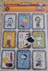 Charlie Brown/Peanuts/Snoopy Stickers 36 NEW