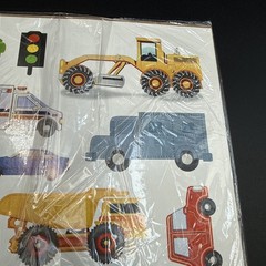 Current Scrapbook Sticker XL Sheet – Card Trucks Construction Kids – 608427